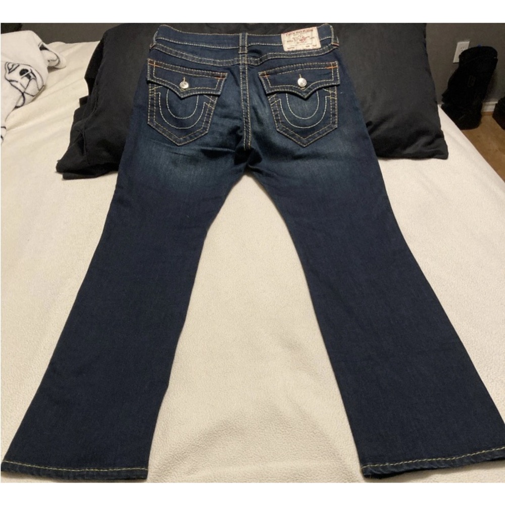 True Religion Dark Blue Flare Jeans